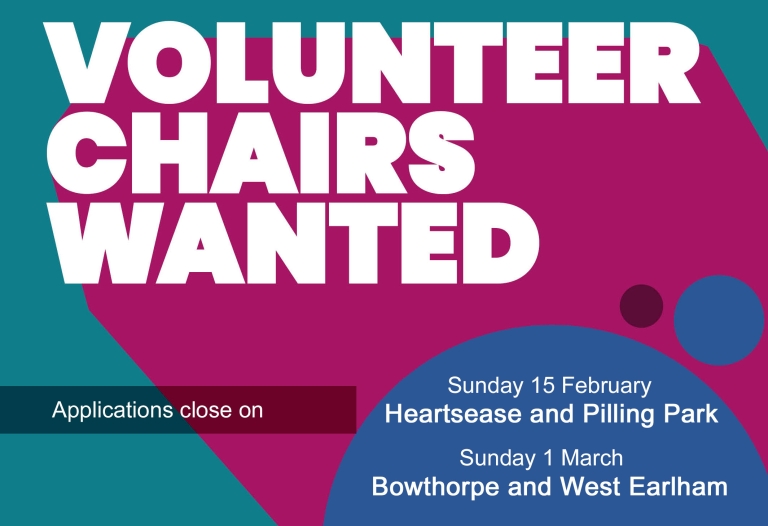 Volunteer chairs wanted for Pride in Place