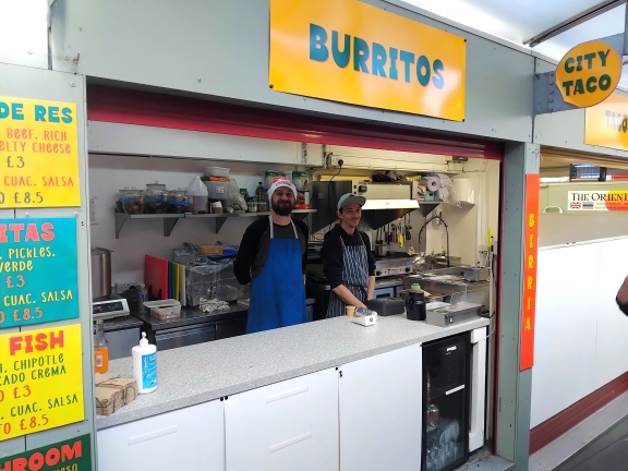 city taco market stall