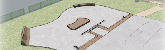 Eaton skatepark concept artwork