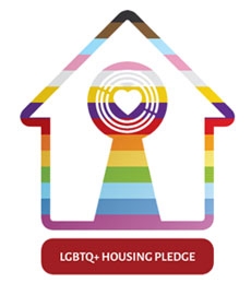 LGBT+ Housing Pledge logo