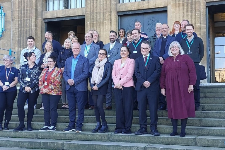 Key stakeholders celebrate Age Friendly City status.