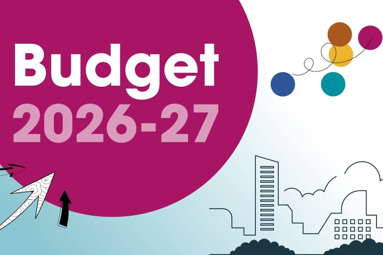 Graphic showing Budget 2026-27 related post 