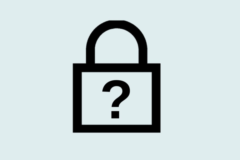 Forgotten password online account