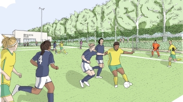 Sloughbottom park football pitch