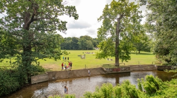 Earlham Park, one of the city's most popular open spaces.