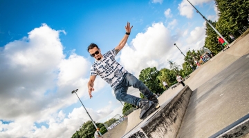 Skater at Eaton Park Skate Park