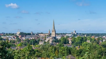 View across Norwich 