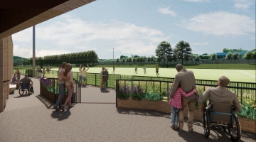 Spectator area at Sloughbottom Park