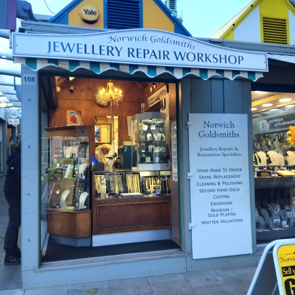 norwich goldsmiths stall